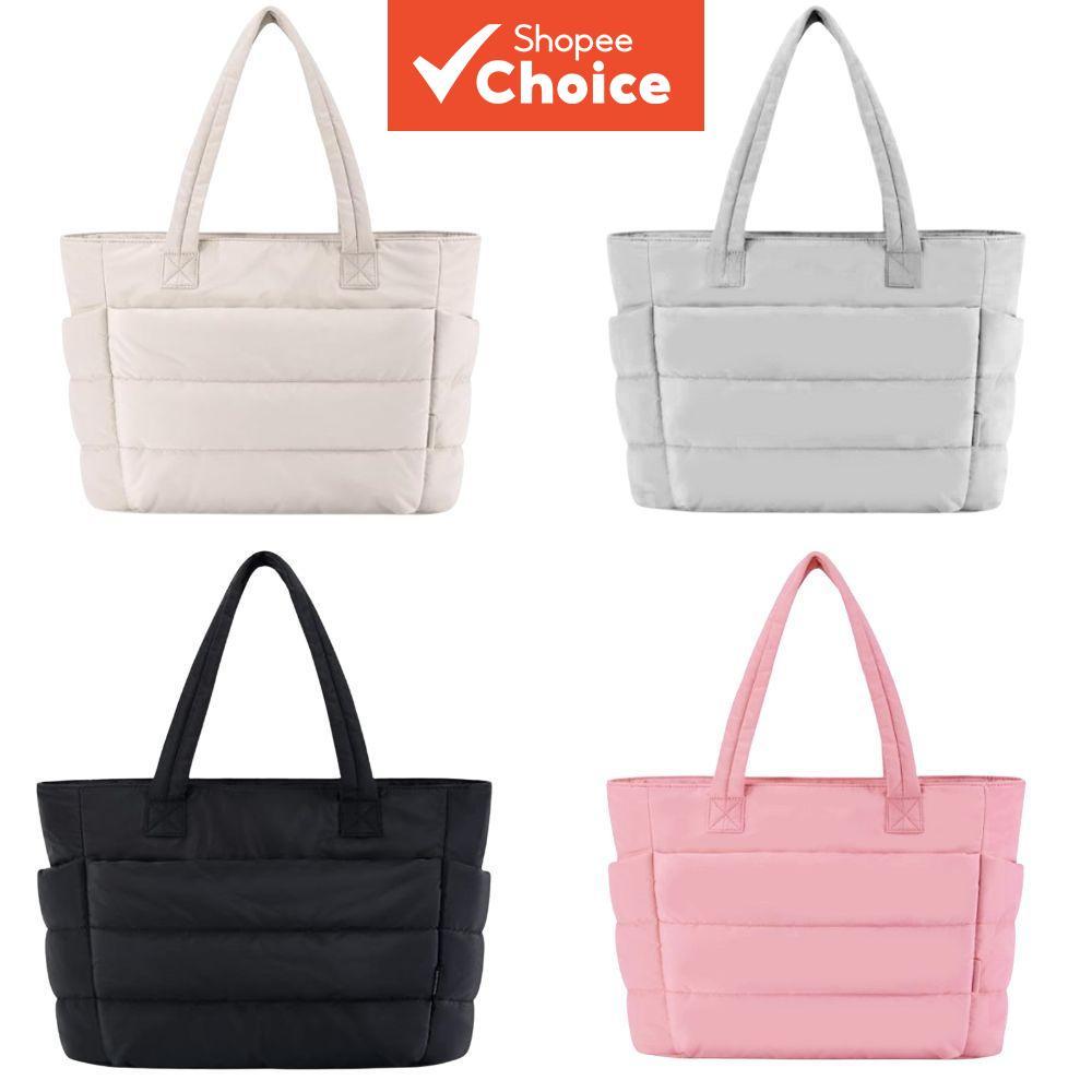 Bolsa Feminina Grande e Multifuncional Espessa em Pluma