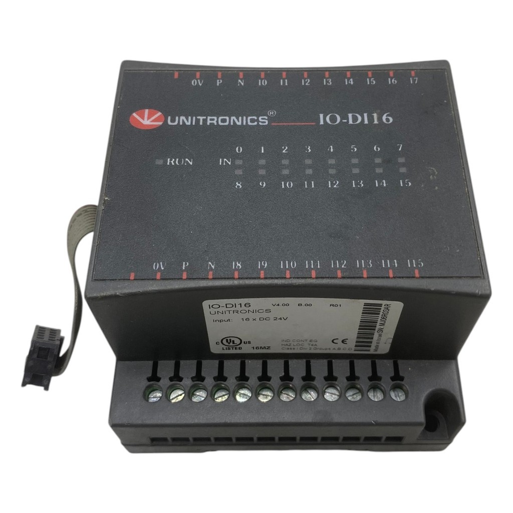 Módulo de Expansão UNITRONICS IO-DI16 16x 24vDC