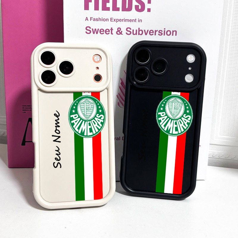 Capinha celular personalizado escudo do Palmeiras para iPhone 12 13 xr xs max 11 16 14 pro max 15 plus Capa silicone