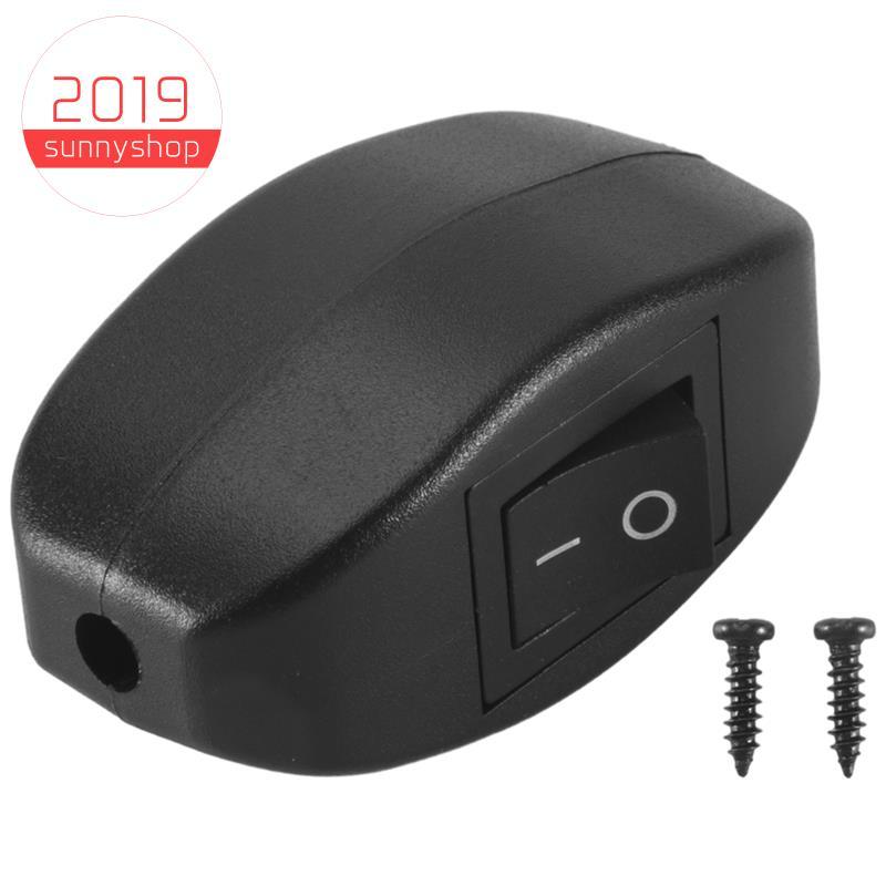 [Bestseller S] Botão Liga/Desliga Do Quarto Preto Em Linha 6A/250VAC 10A/125VAC