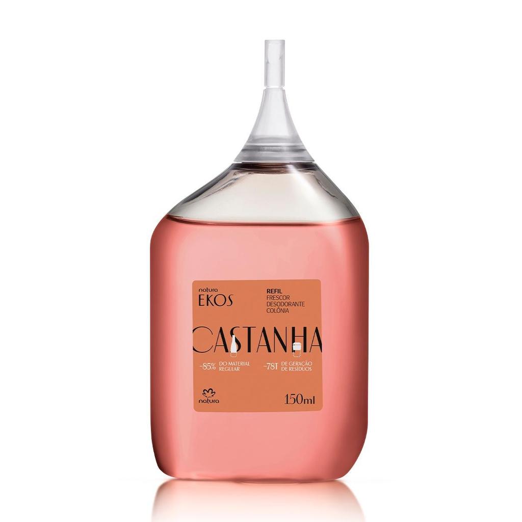 Refil Deo Colônia Frescor Feminino Castanha Ekos 150 ml