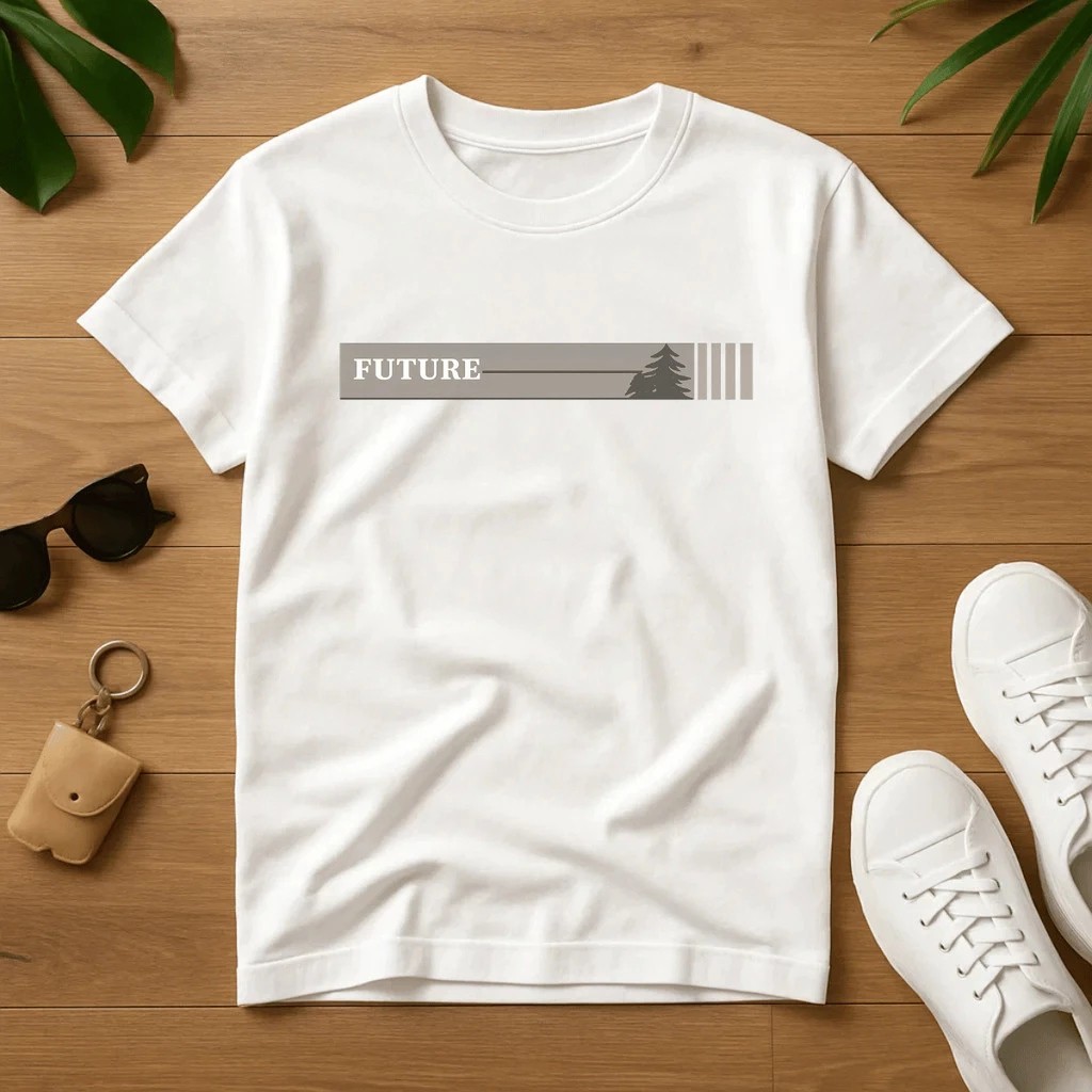 Camiseta Infantil Estampada Future Divertida Menino Menina 100% Algodão Confortável Dia a Dia Estilosa Escolar