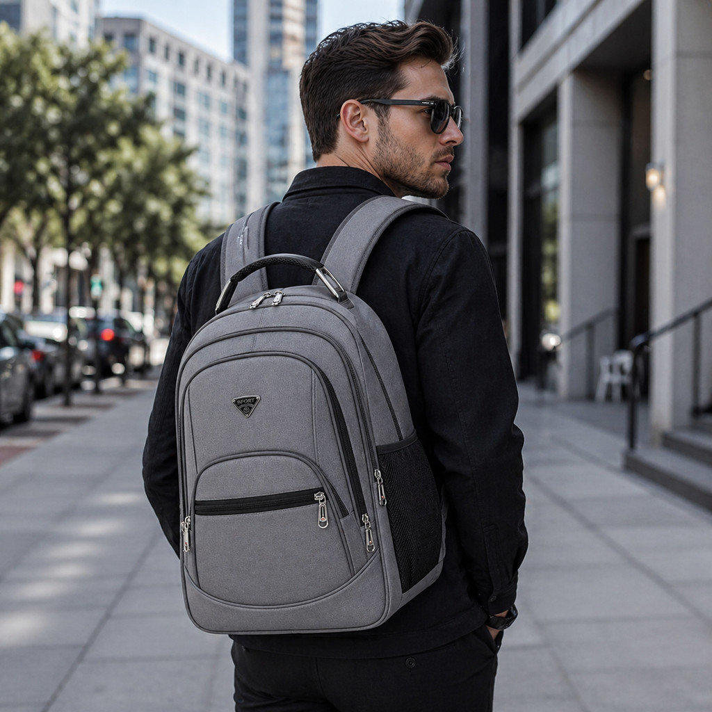 Mochila Notebook Reforçada Masculina 40L Grande Escolar Faculdade Resistente Impermeável