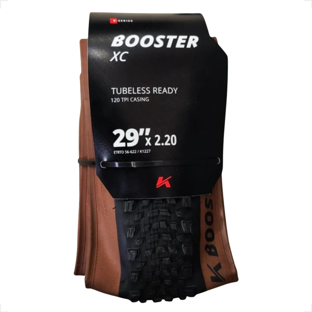 Pneu 29x2.20 Kenda Booster Pro XC Tubeless Kevlar Sct Bike Banda Marrom Cravudo Trilha