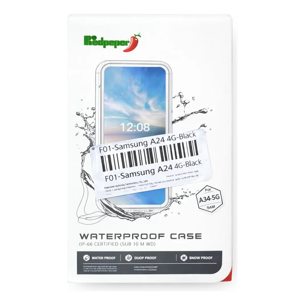 Capa Waterproof Redpepper Samsung A24 Prova Dagua Impacto