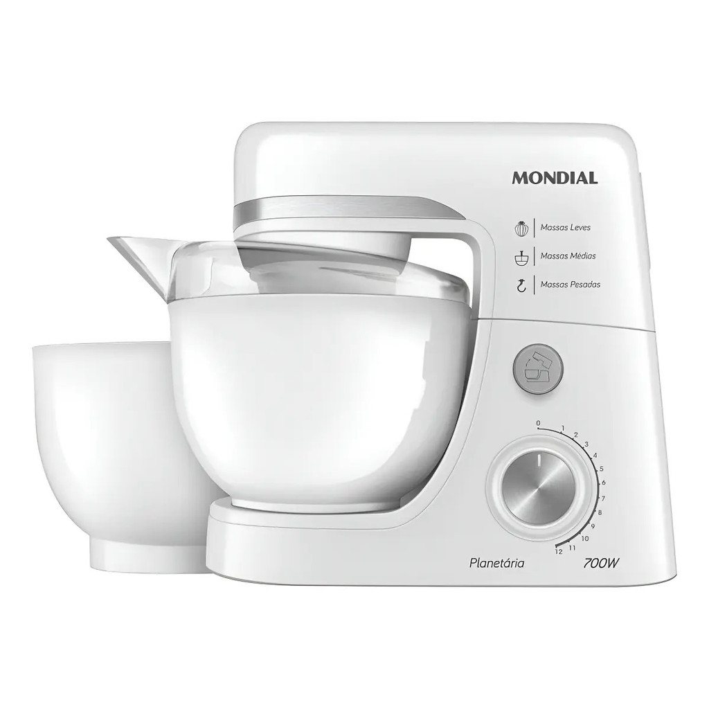 Batedeira Planetária Mondial Branco700w Bp-03-w 127v Branco 127v