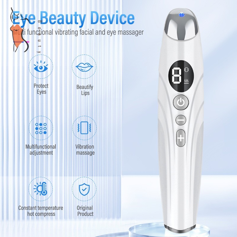 Massageador Elétrico De Olhos Quentes E Frios-Instrumento De Beleza Portátil Para Cuidados Com Os