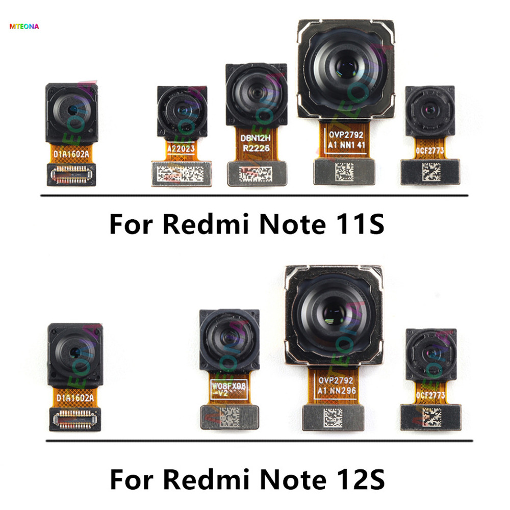 Câmera Frontal Traseira Para Xiaomi Redmi Note 11S 12S Módulo De Vista Note11S P