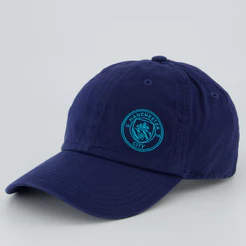 Boné Manchester City 6 Gomos Logo Azul Marinho