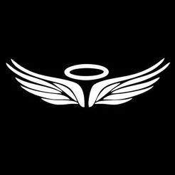 Adesivo Asa Anjo - Eterno - Moto Tamanho ideal para frente de moto LOJAAGORA