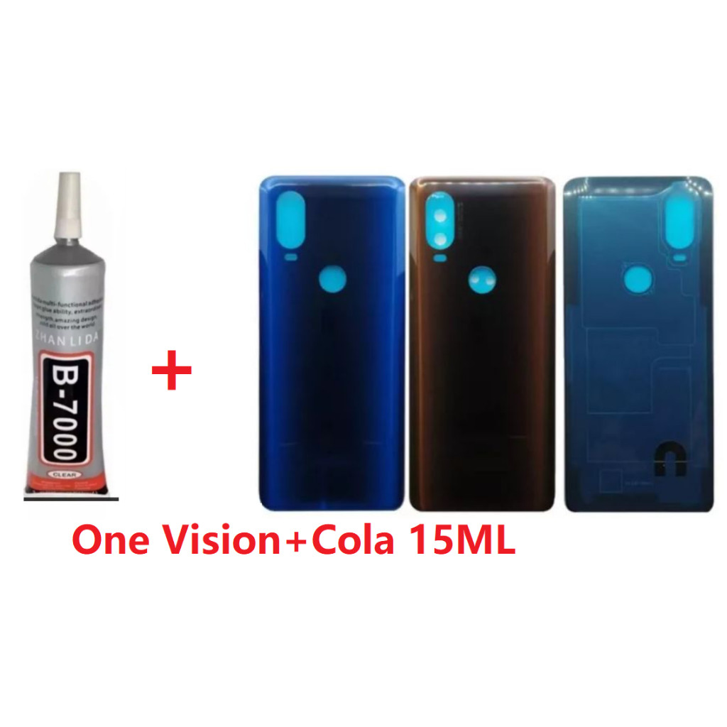 Tampa traseira Moto One Vision + Cola Aleatório B7000 ou T7000 15ml