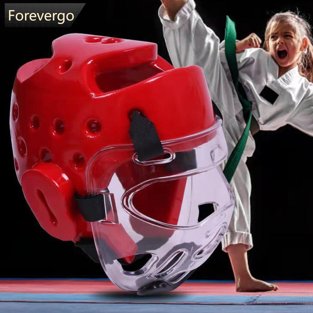 FOREVERGO Profissional Taekwondo Protetor De Cabeça MMA Capacete Muay Thai Boxe Karate Guarda Kickboxing I6K1