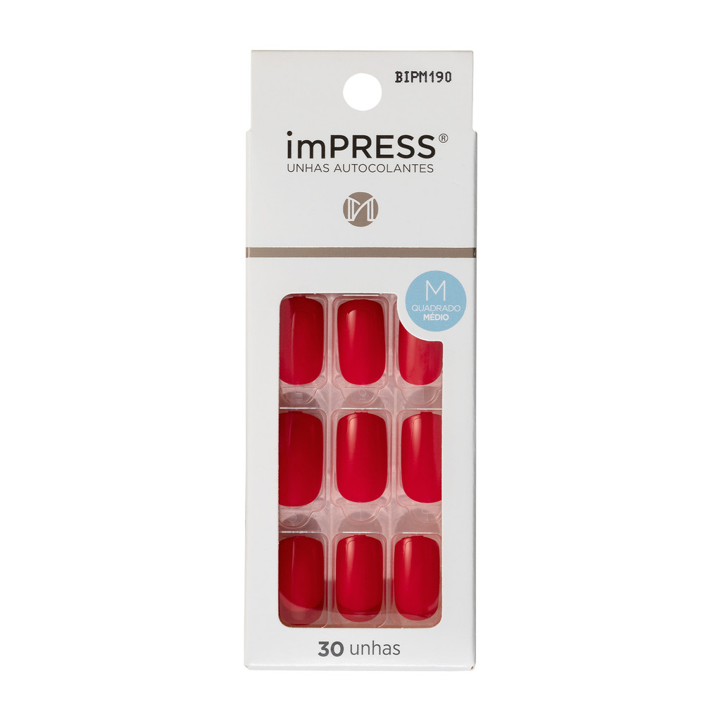 Unha Postiça Autocolante imPRESS média Rather Reckless - Kiss New York
