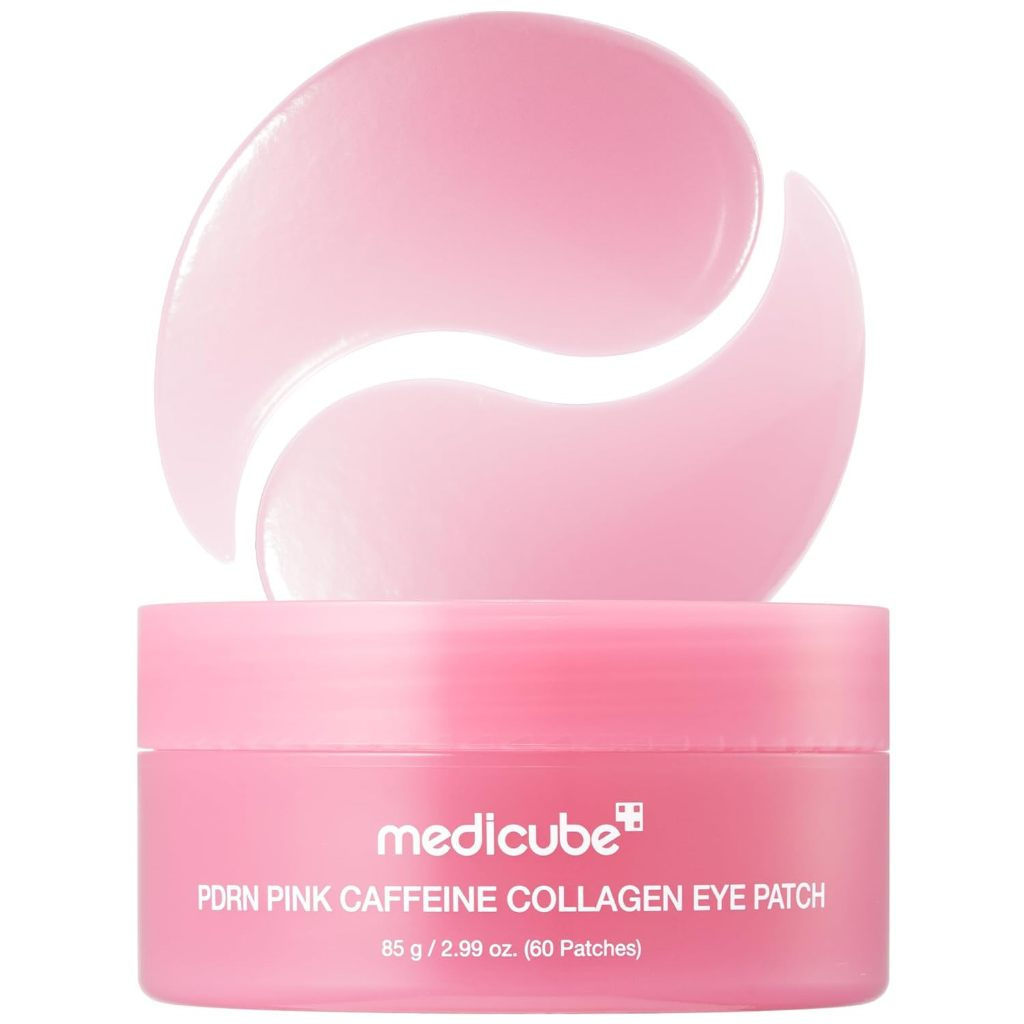 Máscara de olhos de colágeno Medicube PDRN com cafeína |   Gel para remover olheiras e bolsas para os olhos