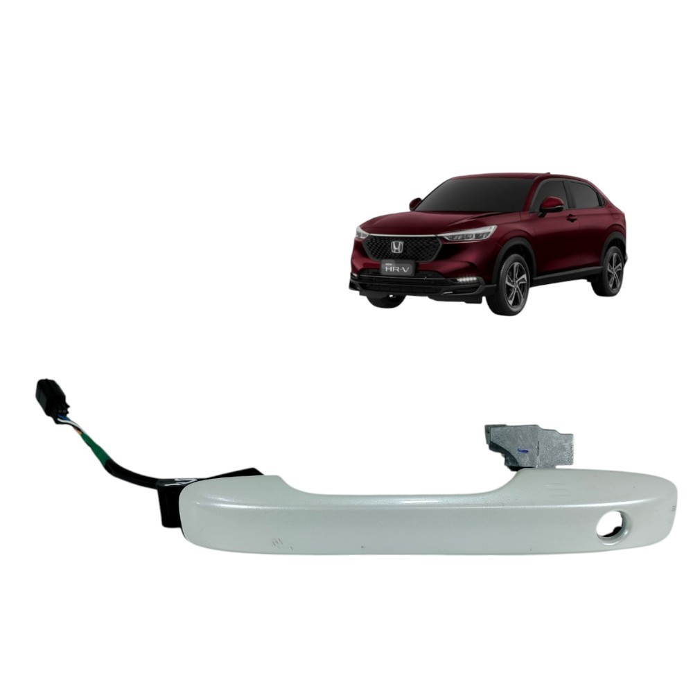 Maçaneta Dianteira Esquerda Honda Hrv 2023 2024 2025 Branca Dianteira