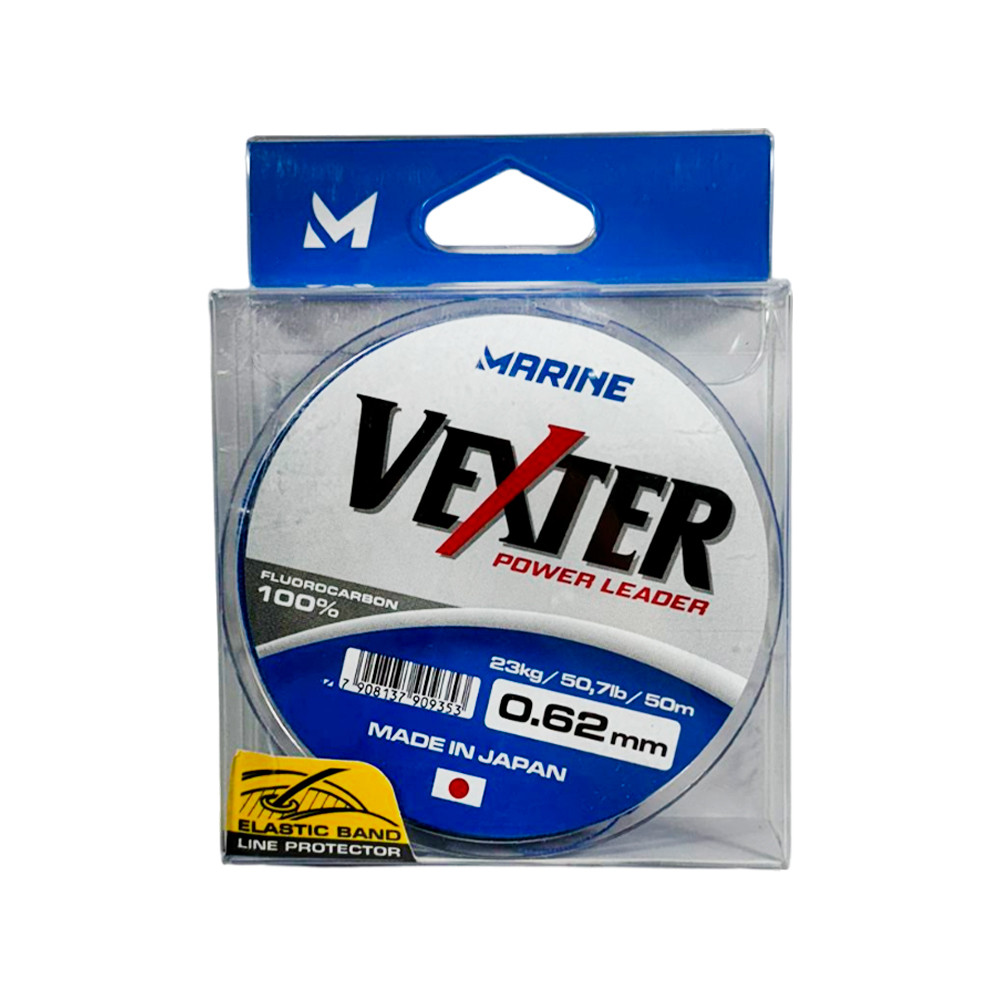 Linha Pesca Fluorcarbono Leader Vexter Marine Sports 0.62mm 44 Lbs