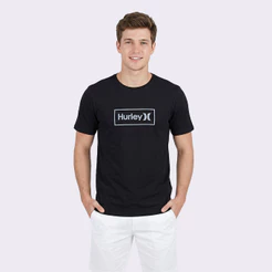 Camiseta Hurley Silk Box Relevo Preta