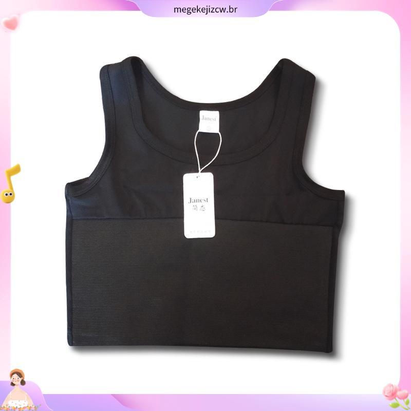 Em Estoque Bandagem Peito Binder Respirável Curto Pullover Colete Fichário De Seios Lésbais Espartilho Tomboy