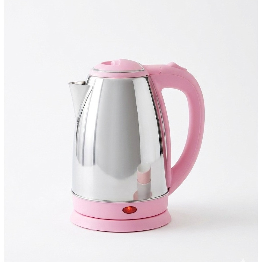 Chaleira Elétrica Bule Inox 1,8 Litros 220v 1100w Cor Rosa
