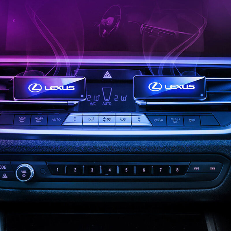 Difusor de aroma para carro com luz ambiente é adequado para carros Lexus UX, LX570, ES200, RX300, RX270, NX200.