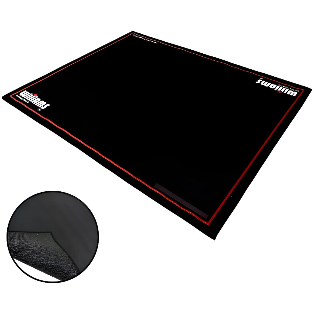Tapete Para Bateria Williams Preto De 2.0 X 1.60 WDR-2016-BL