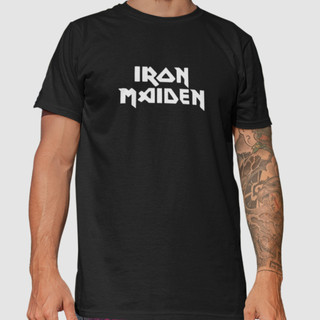 Camiseta Rock Iron Maiden Banda Algodão