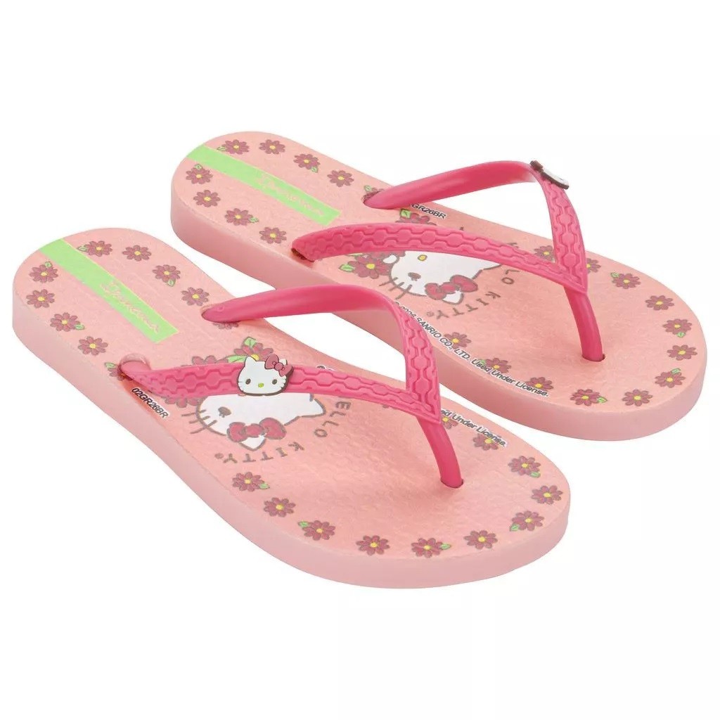 CHINELO DEDO IPANEMA HELLO KITTY AMORE 27539 SUPER MACIO ROSA BZ162