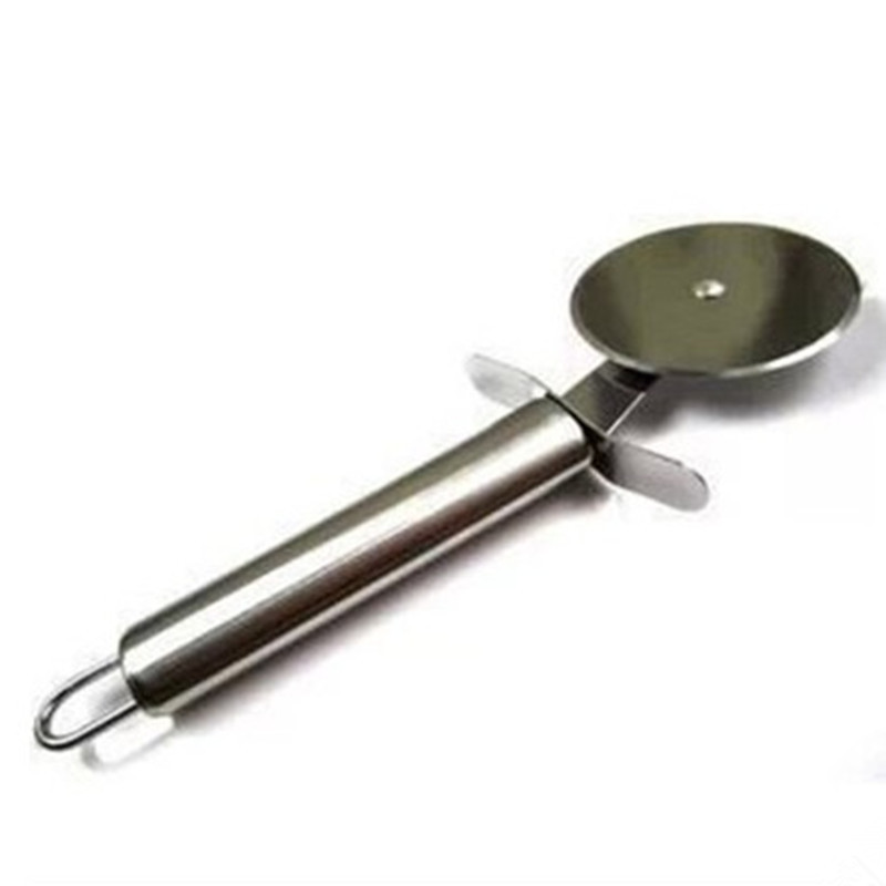 Ferramentas de cozimento único rolo faca de Pizza rolo faca/faca de bolo Fondant roda de corte faca de aço inoxidável