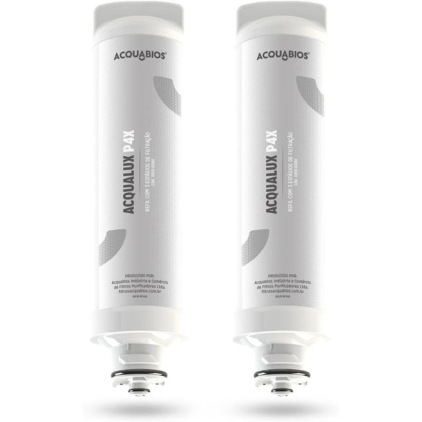 Kit 2 unid Refil Filtro De Água Acqualux P4X para purificador Electrolux Acqua Pure 4x