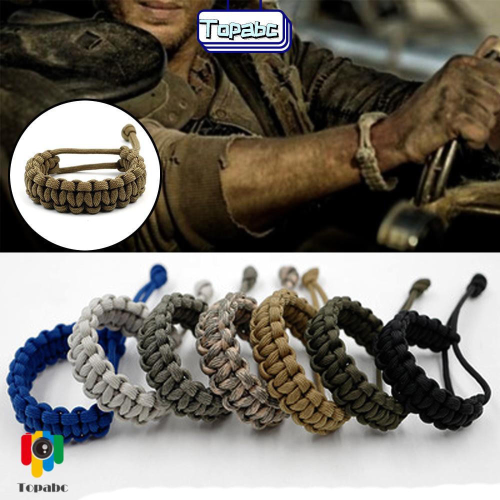 Pulseira de Emergência ABC 1 Peça / Pulseira de Sobrevivência de Emergência / Paracord Multicolorido 550b