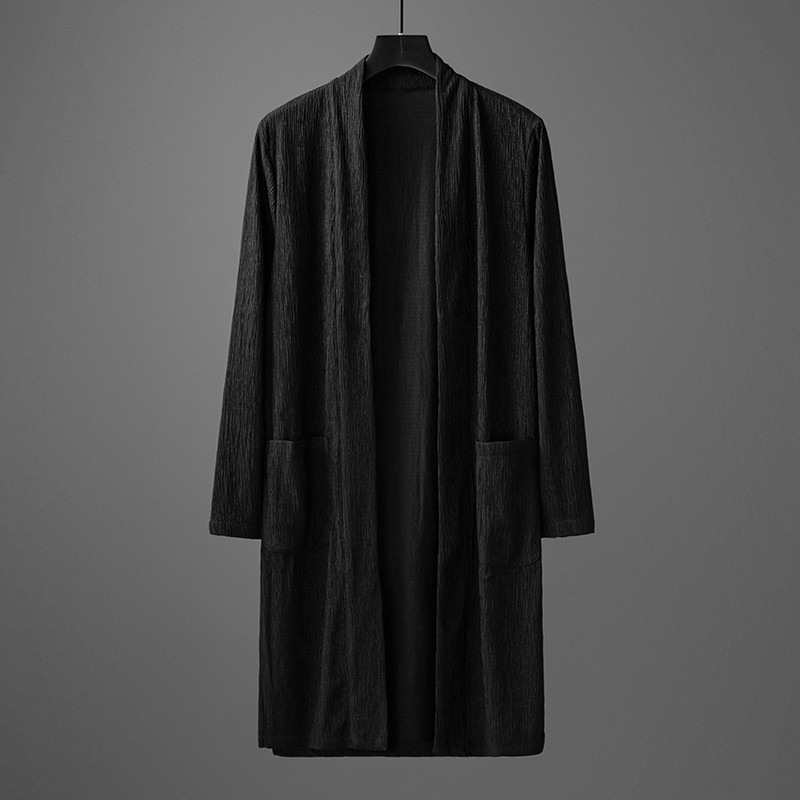 Estilo chinês Tang terno melhorado Hanfu masculino de manga comprida estilo chinês roupas masculinas Retro Robe Layman é