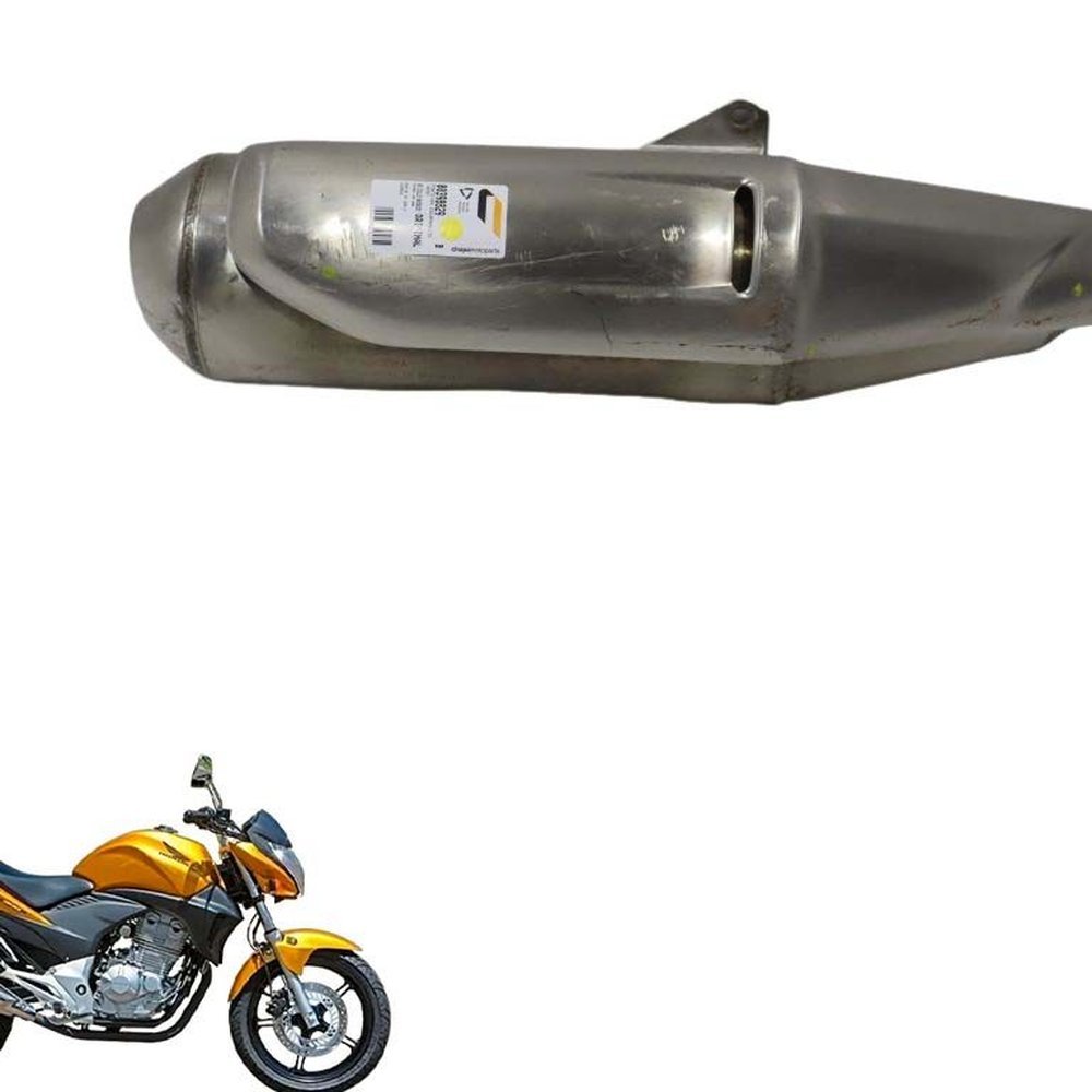 PONTEIRA ESCAPAMENTO HONDA CB 300 2010 USADO ( ORIGINAL )