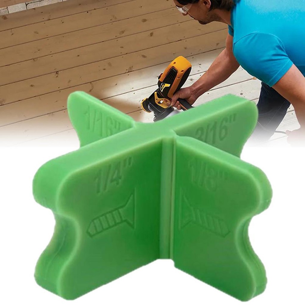 Ferramentas Espaçadoras De Deck ABS-4 Espessuras Para Placa Composta Tratada Por Pressão