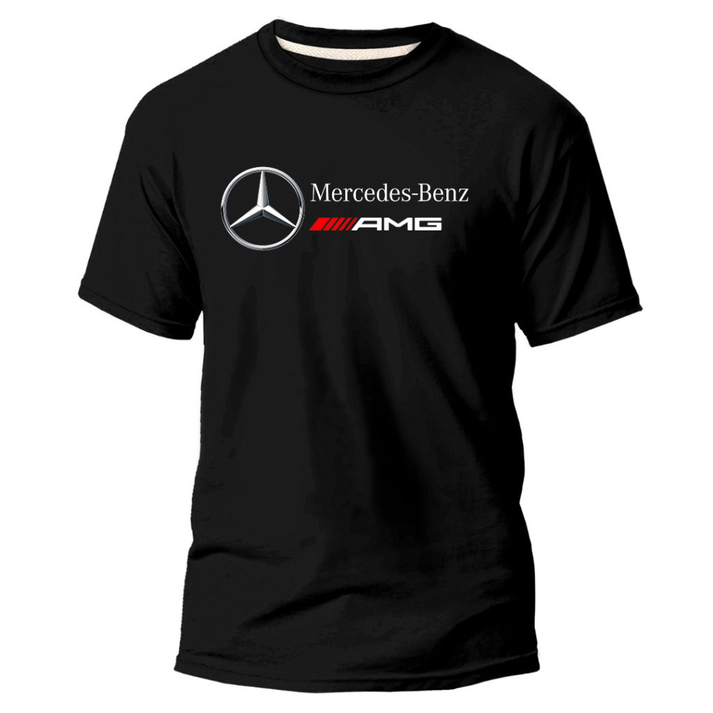 Camiseta/Camisa Masculina Estampada Mercedes Esporte Carro 100% Algodão 30.1 Premium TOP