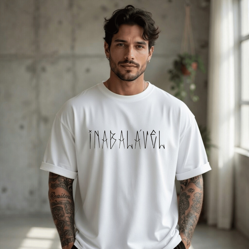 Camiseta Masculina OverSized Premium Inabalavel 100% Algodão Premium Básica Streetwear Conforto e Estilo Blusa Camisa