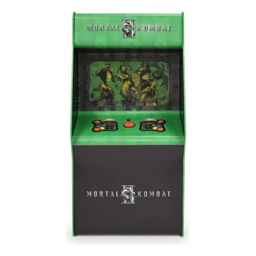 Balde Mortal Kombat 2 Original Cinépolis Fliperama Lacrado