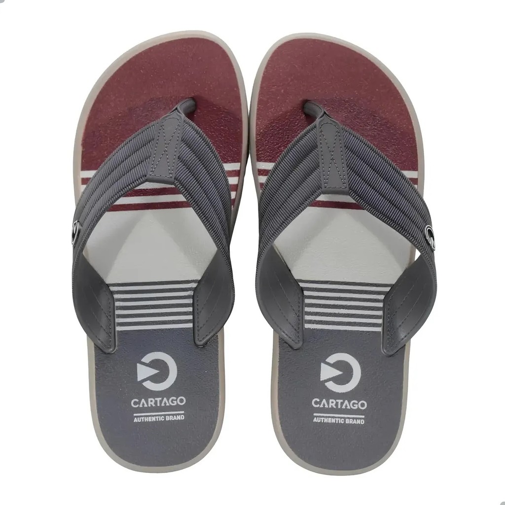 CHINELO DEDO MASCULINO CARTAGO MONTREAL 11729 CINZA  BT754