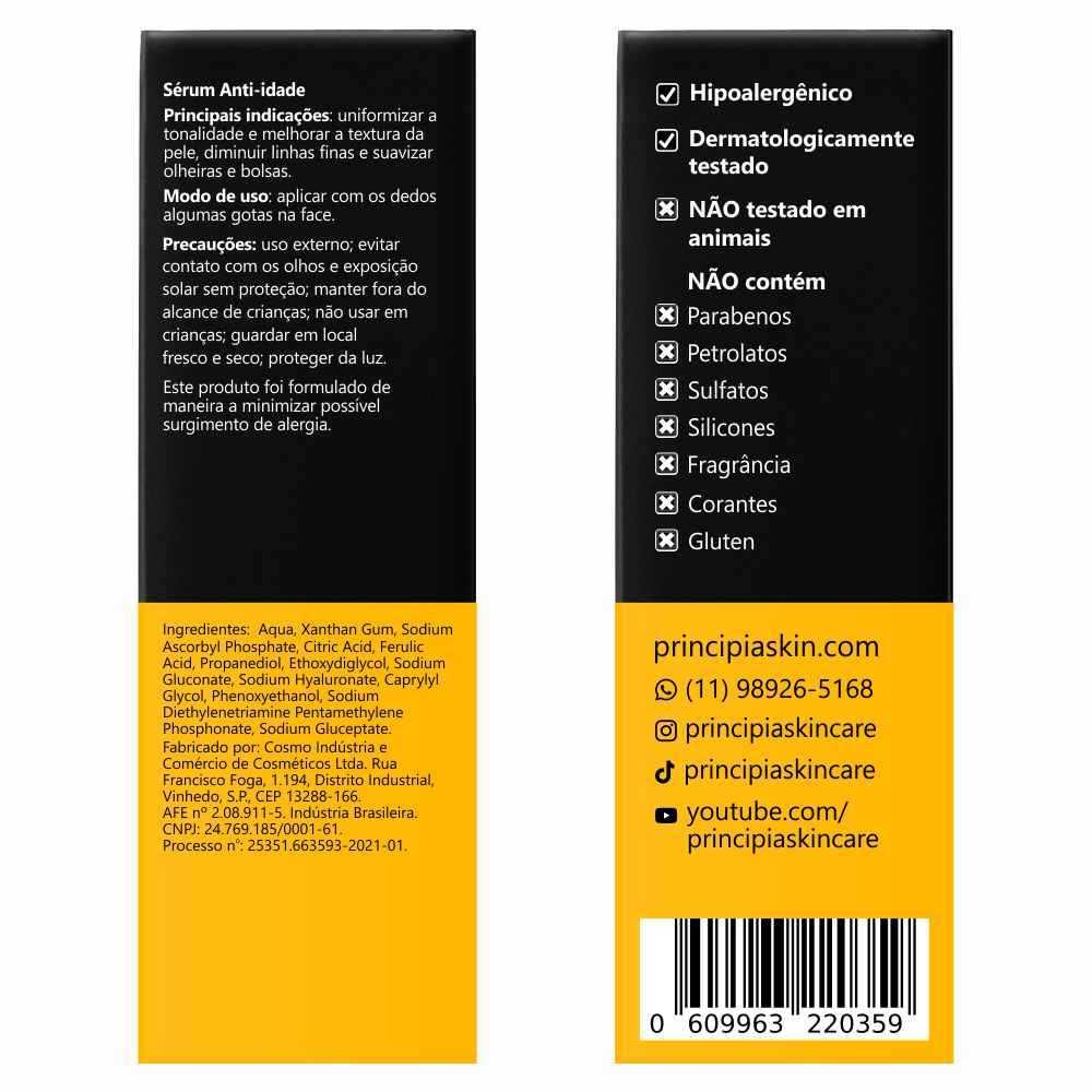 Sérum Principia VC-10 Vitamina C e Ácido Ferúlico 30ml