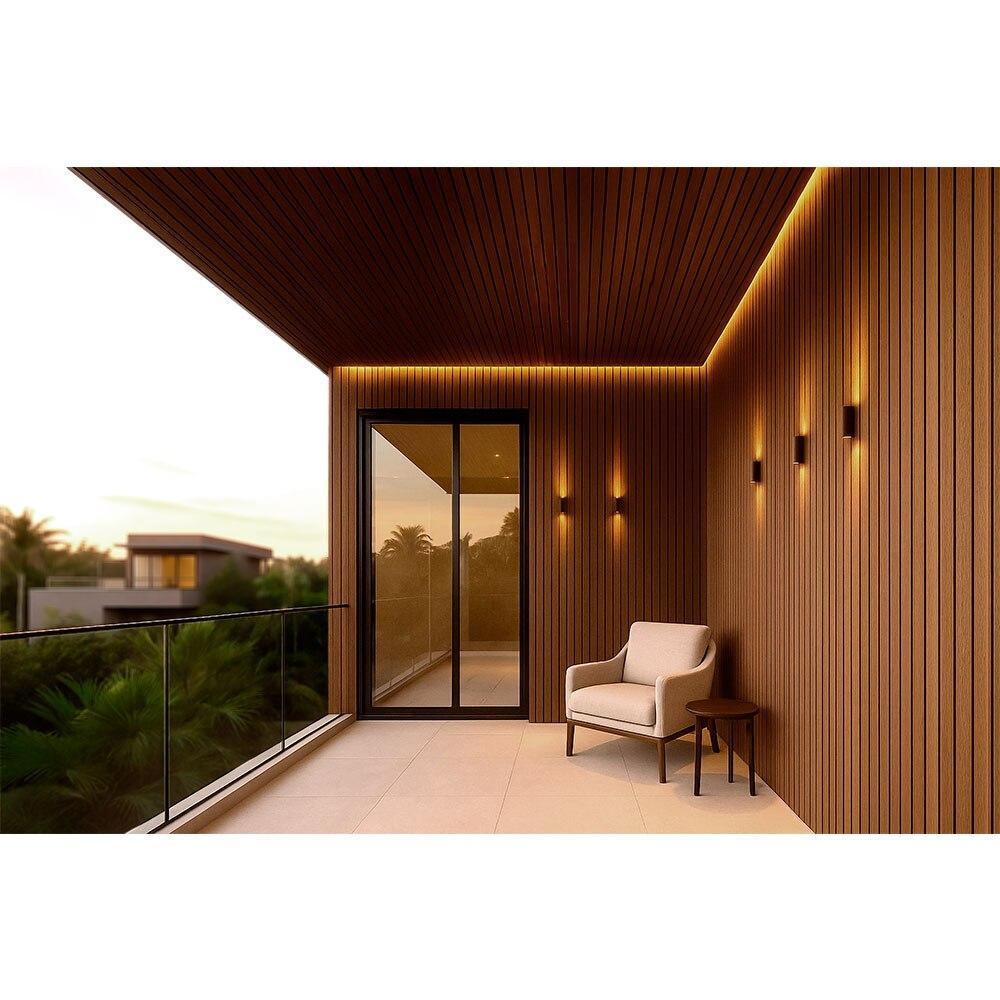Painel Ripado Modaza WPC Externo Nogueira, 21,9 x 290 cm · foto 2