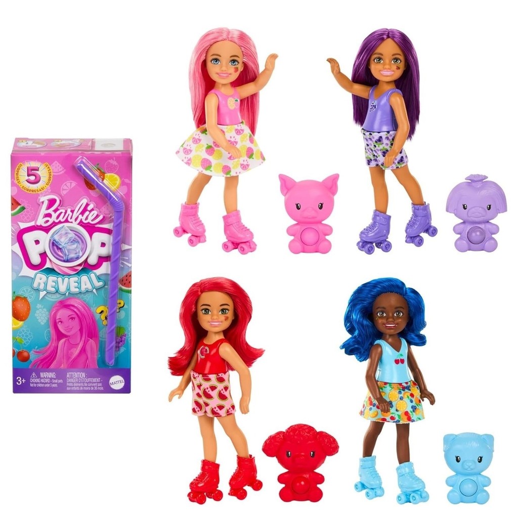 Boneca Barbie Chelsea Pop Reveal - Color Change - Mattel