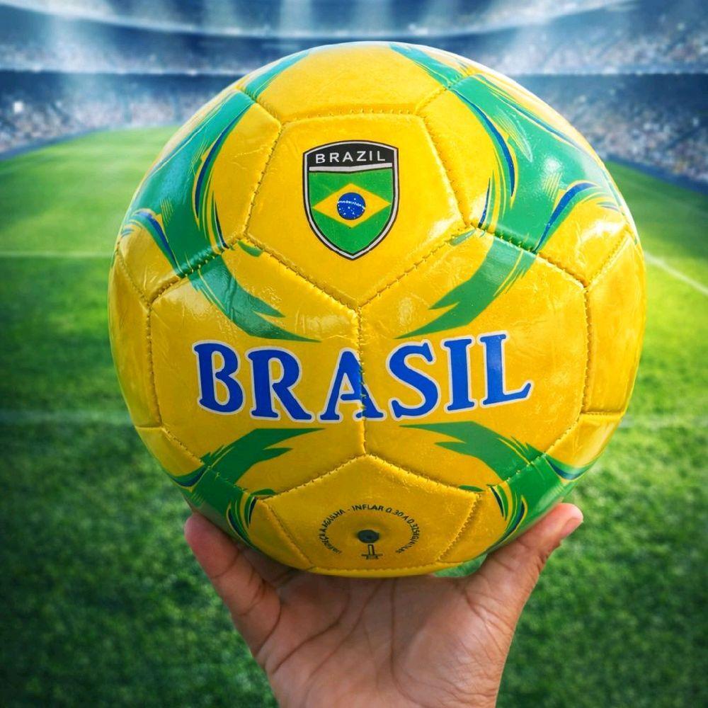 Bola Futebol Infantil Copa Brasil Verde Amarela