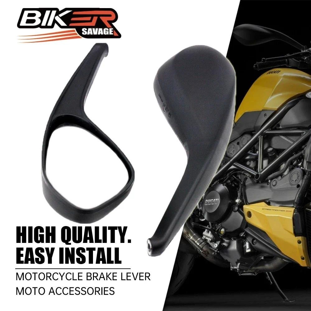 Espelho Retrovisor Para DUCATI MONSTER 659 695 696 796 1100 S/EVO Streetfighter/848 Peças Da Motocicleta Espelhos Retrov