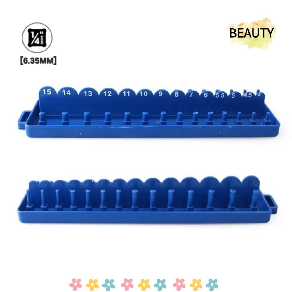 BEAUTYHOMEBR Organizador De Soquete , Suporte De Trilho De Clipe Azul De Plástico , Ferramentas De 1/4 De Alta Qualidade