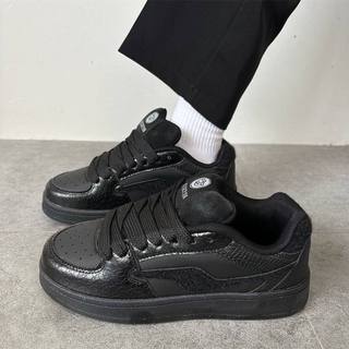 Versão coreana sapatos de pão preto feminino ins na moda 2026 primavera novo estilo estudante All-Match Casual Retro mas