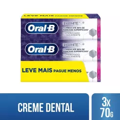 Creme Dental Oral-b 3d White Brilliant Fresh Leve Mais Pague Menos 70g
