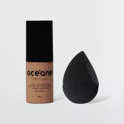 Kit Base Líquida 300m + Esponja de Maquiagem Océane Edition (2 Produtos)