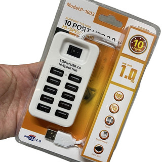 Extensão de hub usb de computador, um para dez pontos, 10 portas, conector usb/hub, conexão de Mouse, teclado, disco u