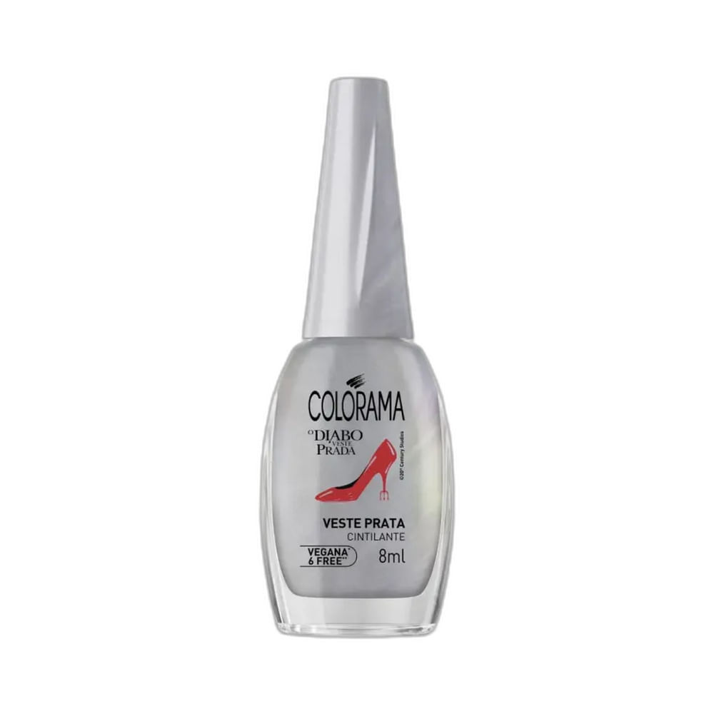 Esmalte Colorama O Diabo Veste Prada Veste Prata