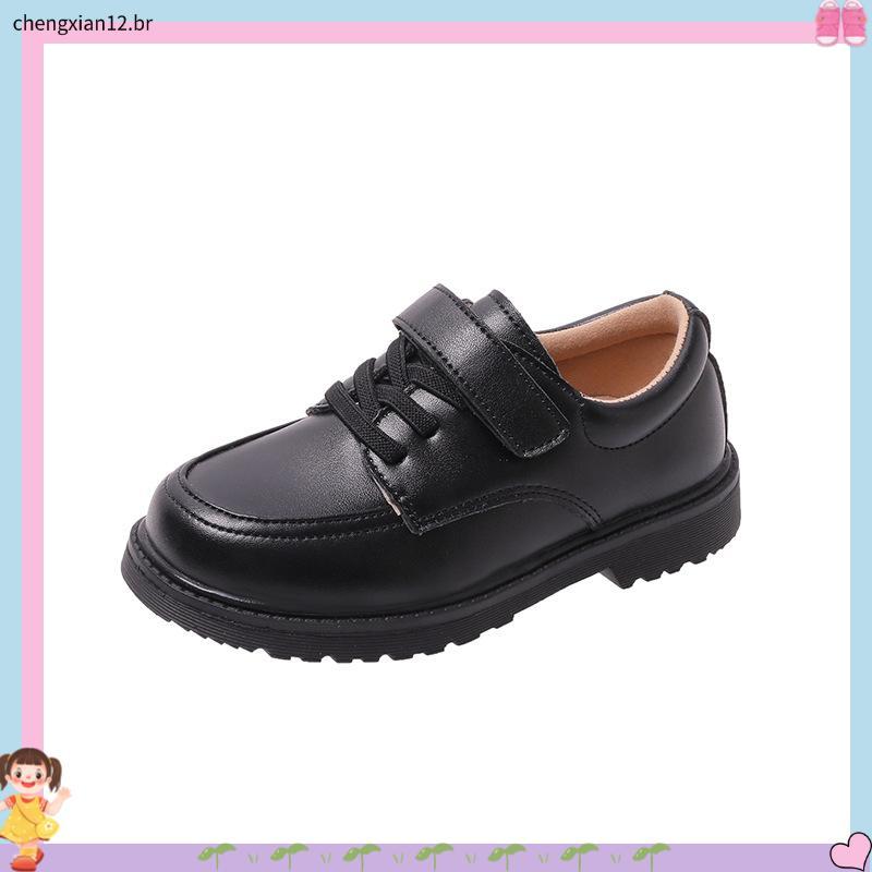 tênis infantil masculino kit tênis infantil masculino Meninos, sapatos de couro, solas macias, crianças, estilo britân