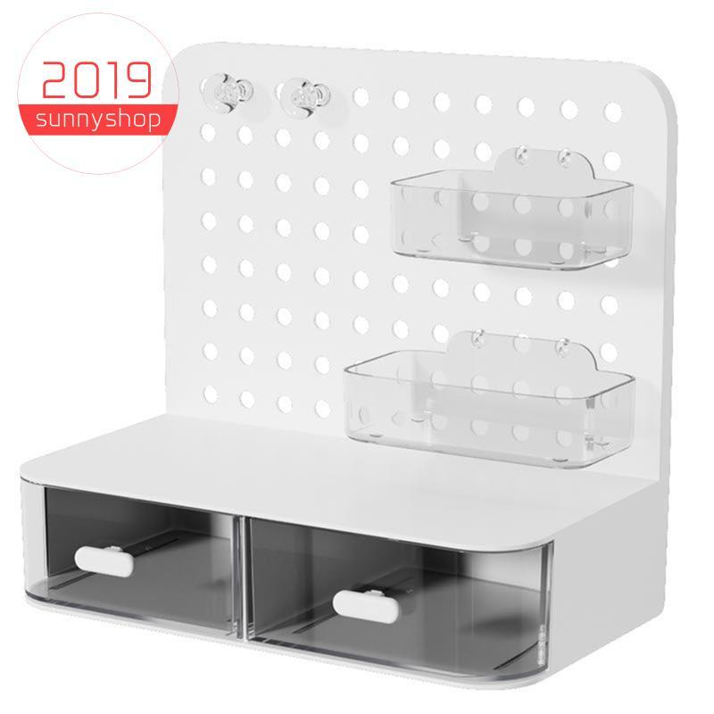 [Bestseller S] Gancho Tipo Gaveta Placa De Furo Pequeno Suporte De Cartão Display Desktop Ídolo Caixa De Armazenamento M